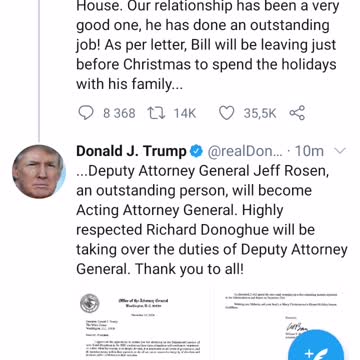 BREAKING NEWS!!! AG BARR RESIGNS.