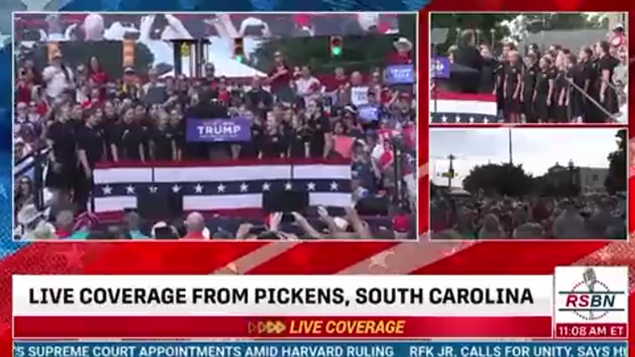 President @realDonaldTrump invited these kids to sing in front of tens of thousands of people after