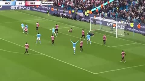 Highlight man city vs Brentford