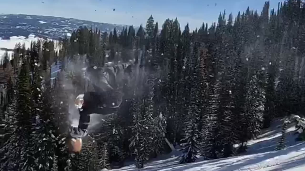 Bluebird Pow Day in idaho