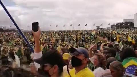 브라질 부정대선 항의 시위! 220108