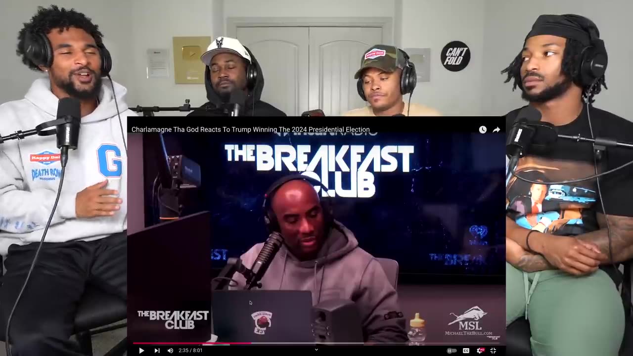 Was Trump EVEN a Threat to Democracy.. Charlamagne Cries After Kamala's Loss..