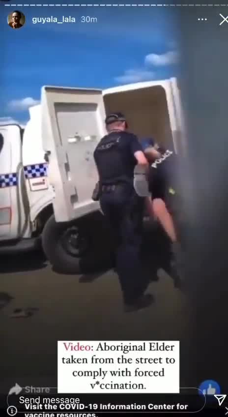 Aussie Police 'Kidnap' Woman & Stuff Her in A Paddy Wagon Over COVID
