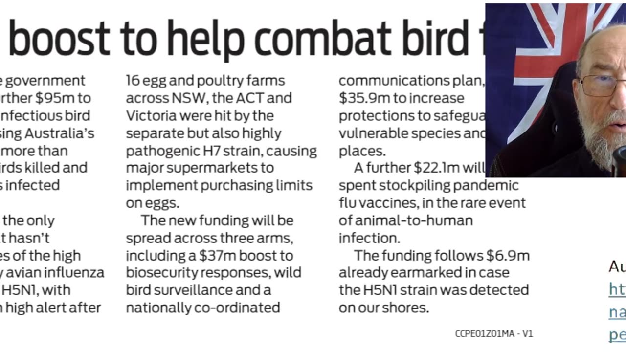 Cash boost to help combat bird flu