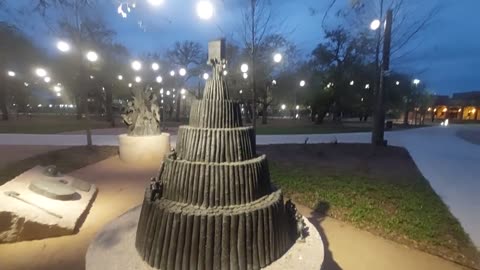 Aggie Park Bonfire memorials, sculptures