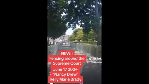 Fencing going up around SCOTUS ..