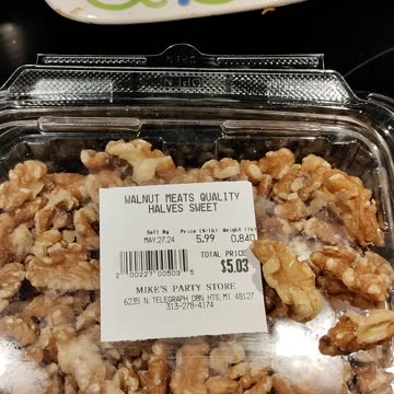 Eating Walnuts From Mike's Party Store, Telegraph Rd, Dbn Hgts, MI, 10/15/23