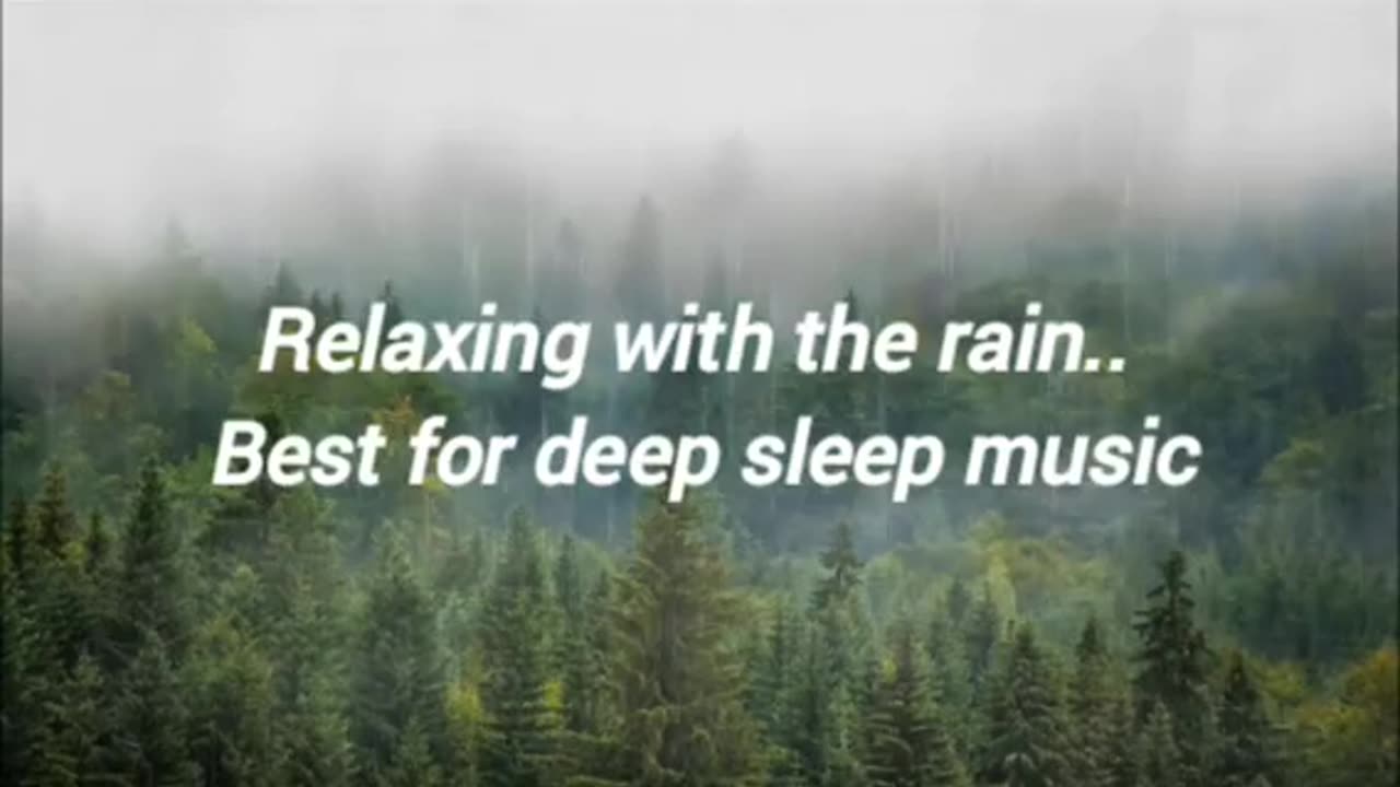 Rain forest relaxing sound for deep sleeping purpose