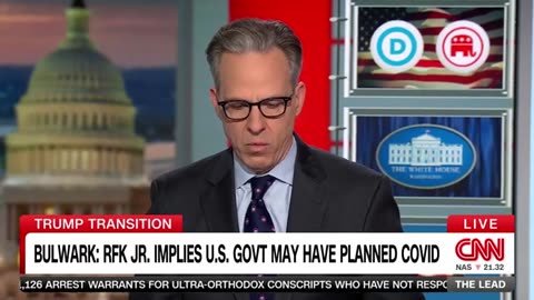 "That's Insane": Jake Tapper Slams RFK Jr.'s Claims of a COVID "Plandemic"