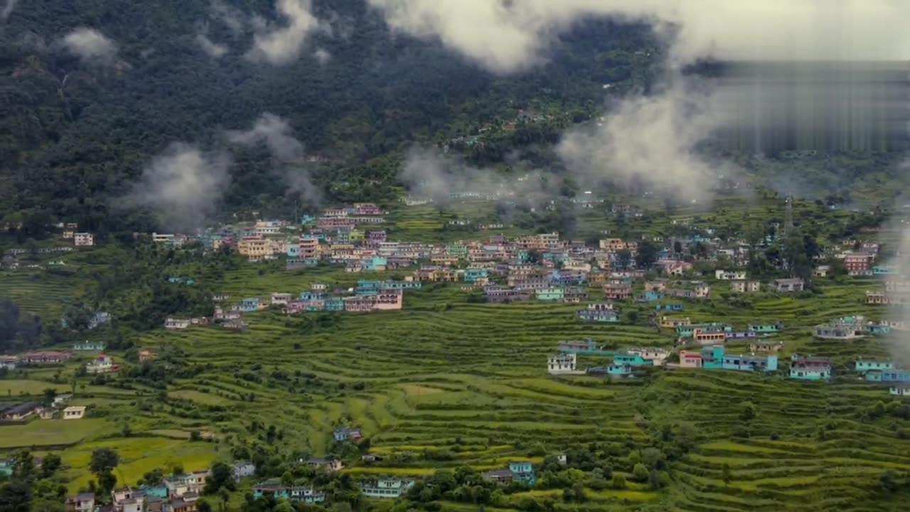 nice view of uttarakhand from India