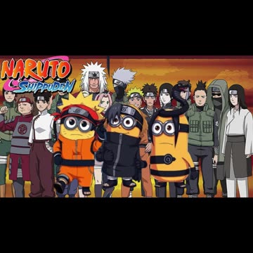 [Minions sing/AI Cover] Naruto: Shippuden Opening 11 | THE CRO-MAGNONS - Totsugeki Rock 突撃ロック