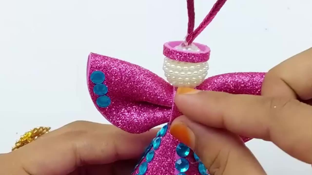 Christmas Crafts Idea🎄Handmade Christmas Angel🎄DIY Xmas Tree Decor