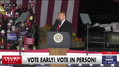 Throwback President Donald Trump in Butler, PA #Butler #Pennsylvania