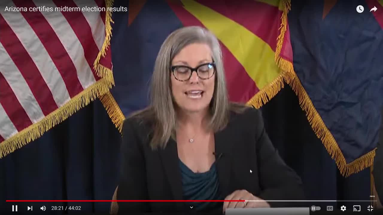 Katie Hobbs Directs Arizonans to “Monitor Election Speech”