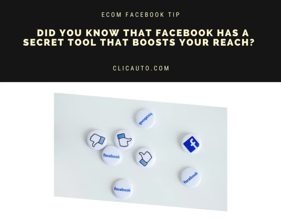 🤔 DID YOU KNOW THAT FACEBOOK HAS A SECRET TOOL THAT BOOSTS YOUR REACH? 🤫