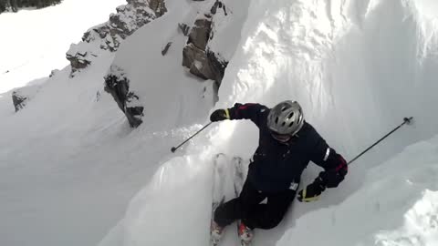 Worst Corbet's Couloir Spill Ever!