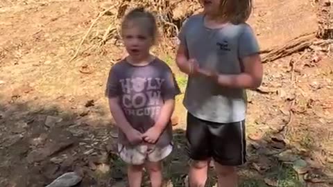 2 little girls who survived Hurricane Helene in North Carolina