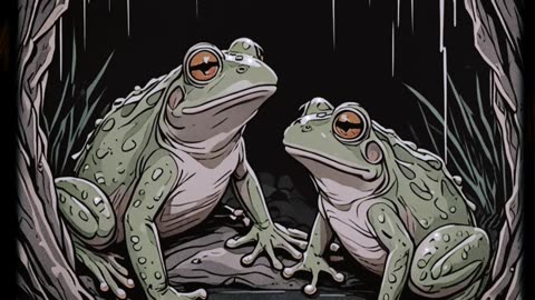 A group of frogs
