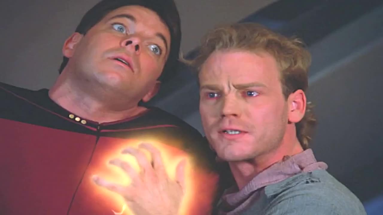 Gay David zaps Riker - Star Trek The Next Generation