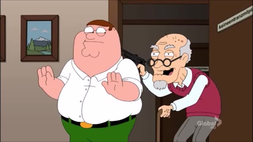 Family Guy - Chris shot Peter