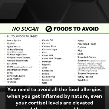 No Sugar List