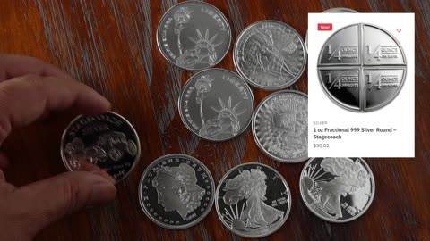 10oz Random Silver rounds