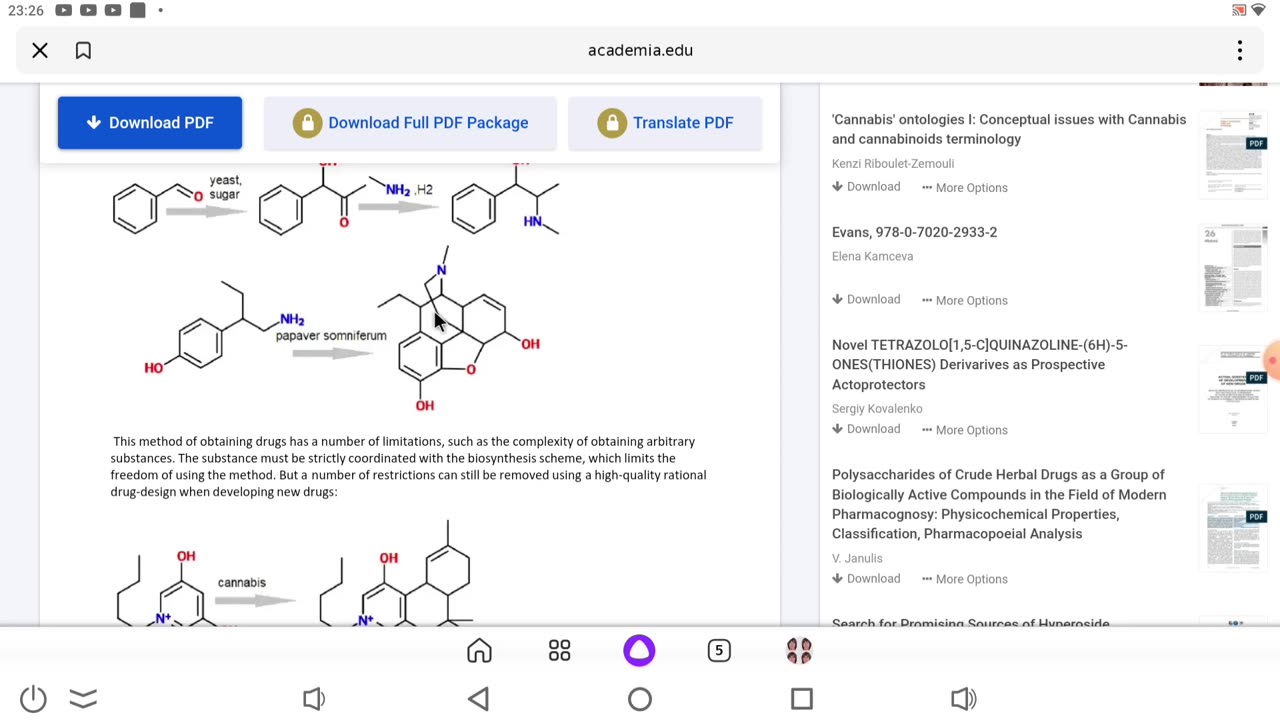 Cannabis as a convenient agent for the production of new pharmacopoeial cannabinoids