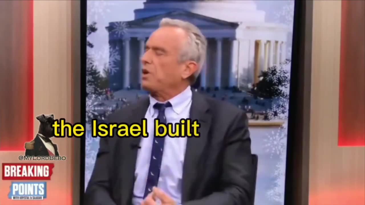 Robert Kennedy Showing His True Zionist Ass-kissing Colours