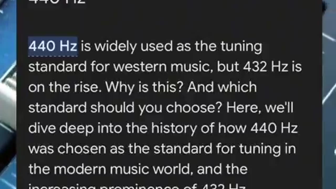Sound and frequency 👌