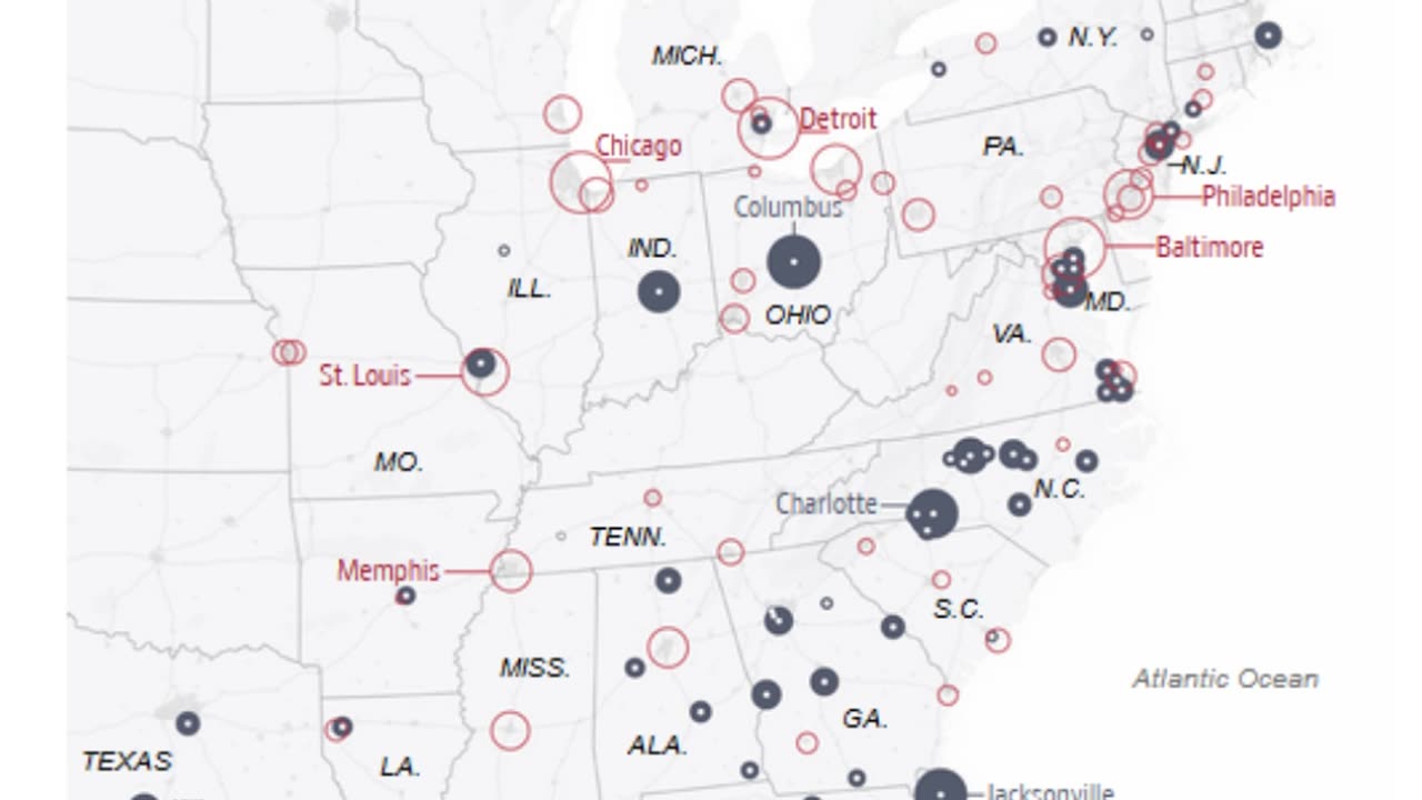 Why are Black Americans leaving northern and western cities for the south?