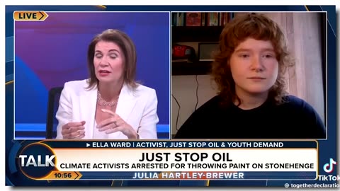 Climate Activist Ridiculed On Talk TV UK