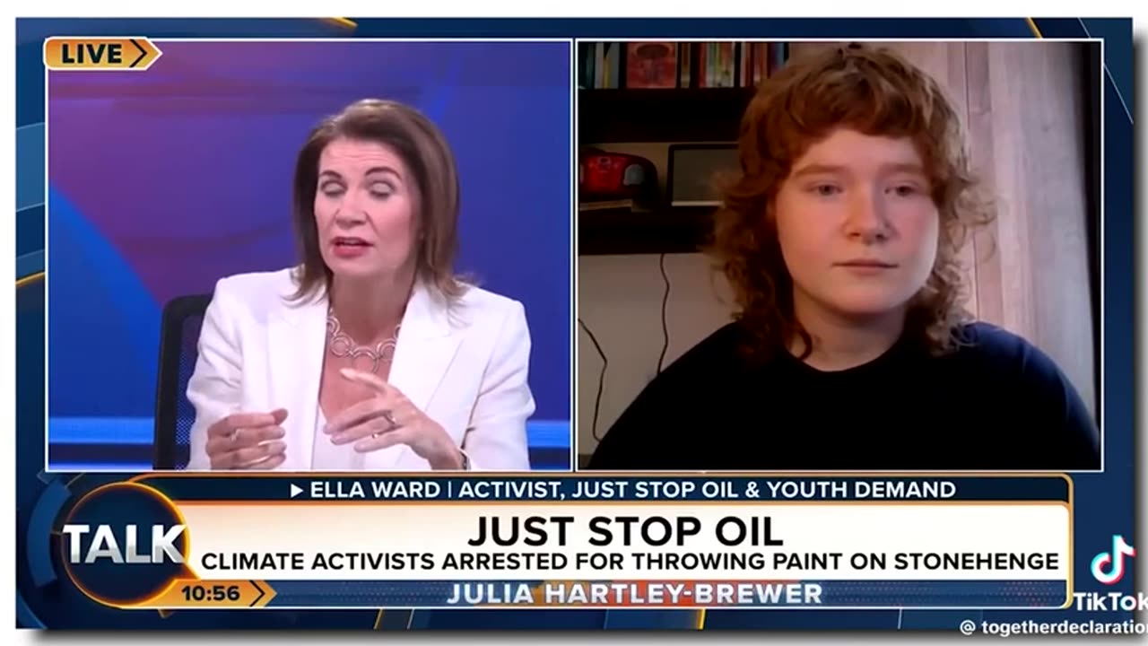 Climate Activist Ridiculed On Talk TV UK