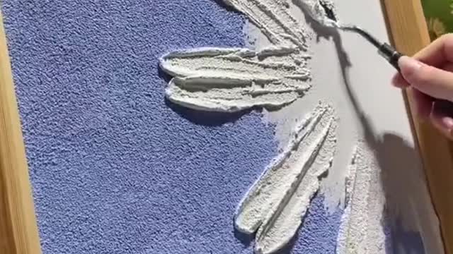 Acrylic painted ceiling