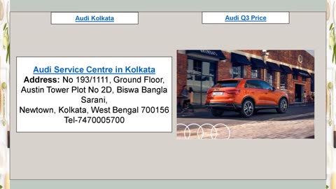Audi Q3 price