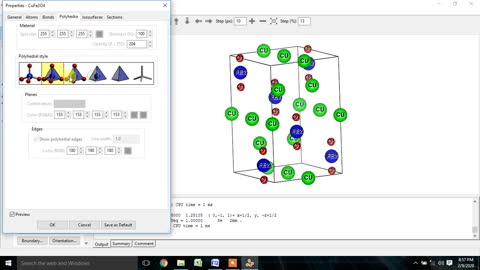 How to Draw Crystal Structure of CuFe2O4 (Tetragonal Shape) using VESTA software