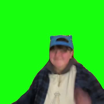 Cringe TikToker Dances to the Bluey Theme Song (fuzzz99) Green Screen
