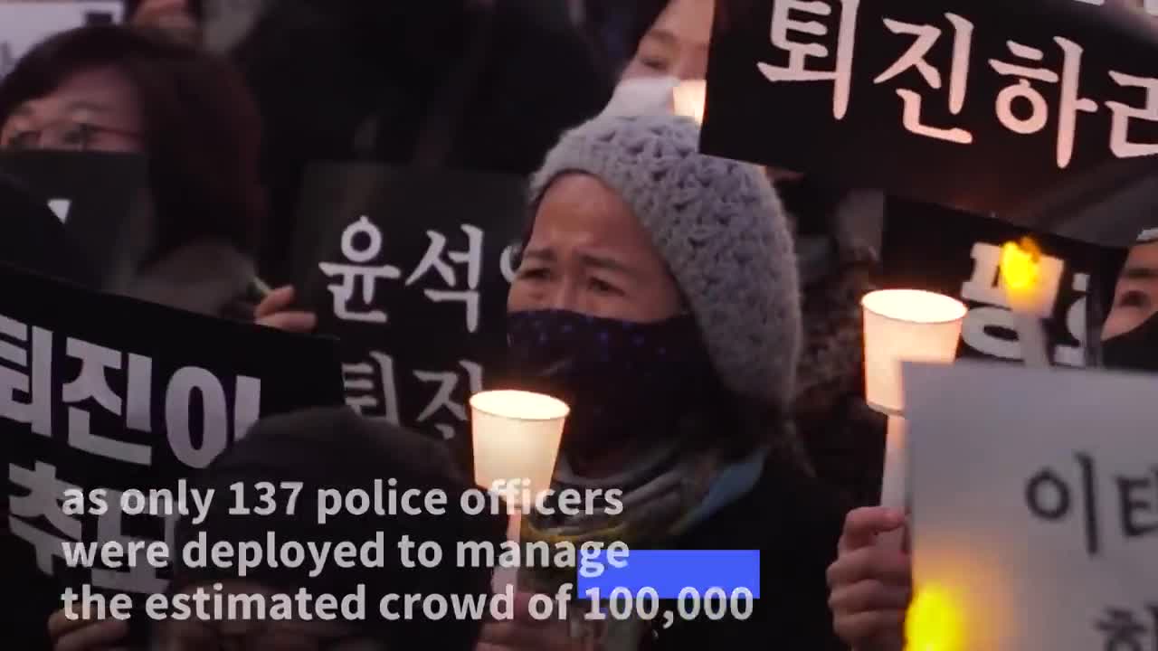 Candlelight vigils mourn South Korea Halloween disaster victims