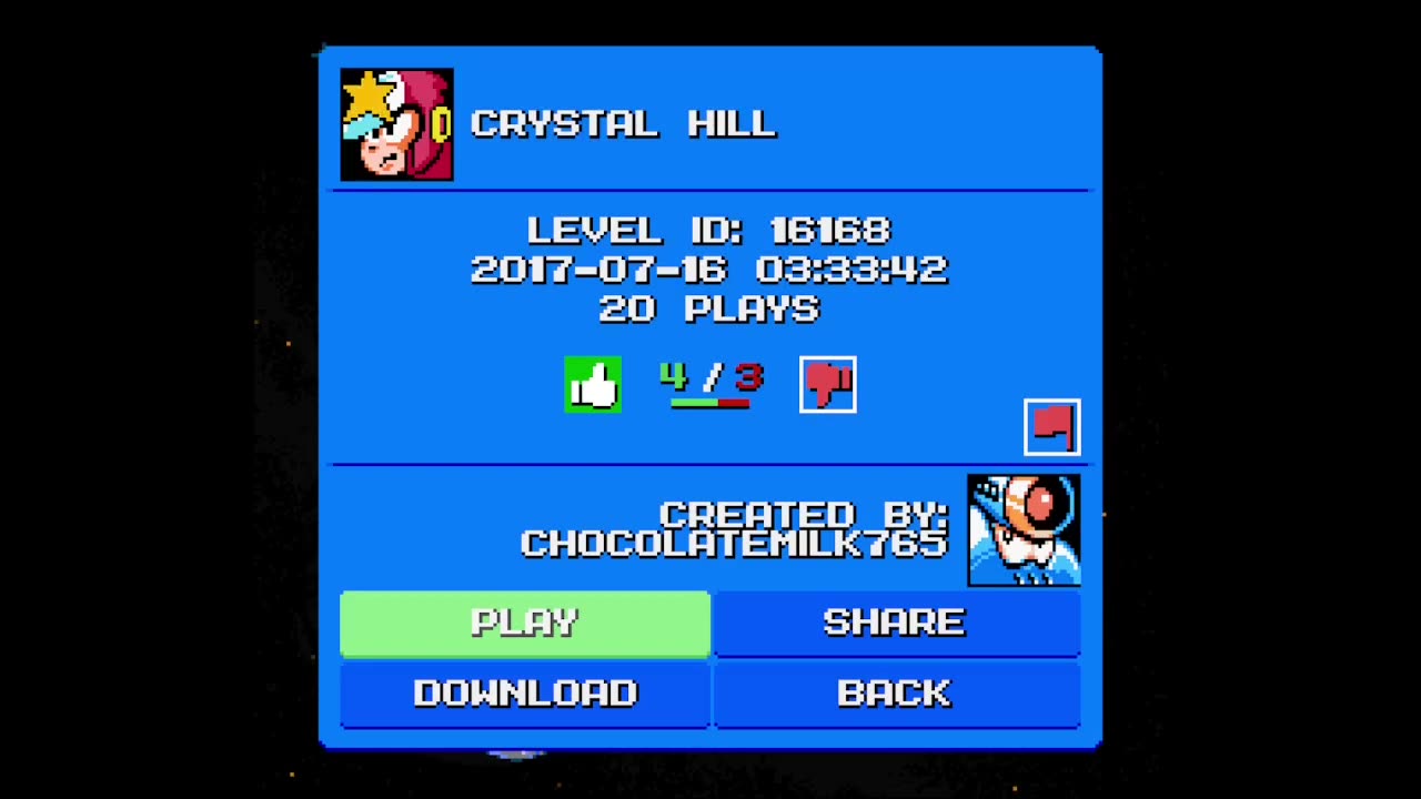 Mega Man Maker Level Highlight: "Crystal Hill" by Chocolatemilk765