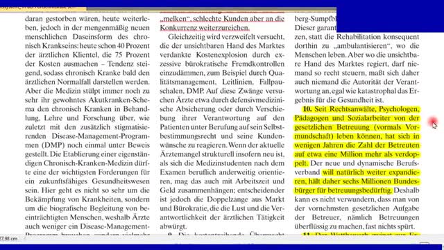 "Das Ziel muss die Umwandlung aller Gesunden in Kranke sein"