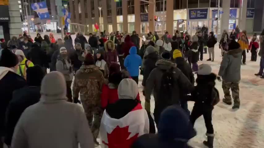 CBC News chased out of Ottawa by Freedom Fighters