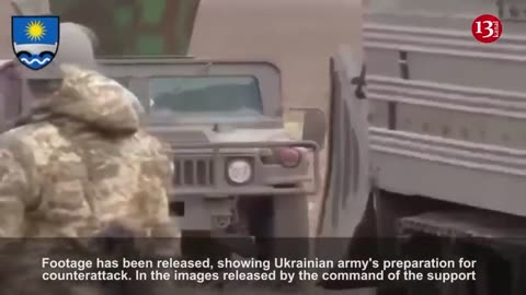 Ukrainian armed forces have released images of Ukrainian fighters preparing for counterattack