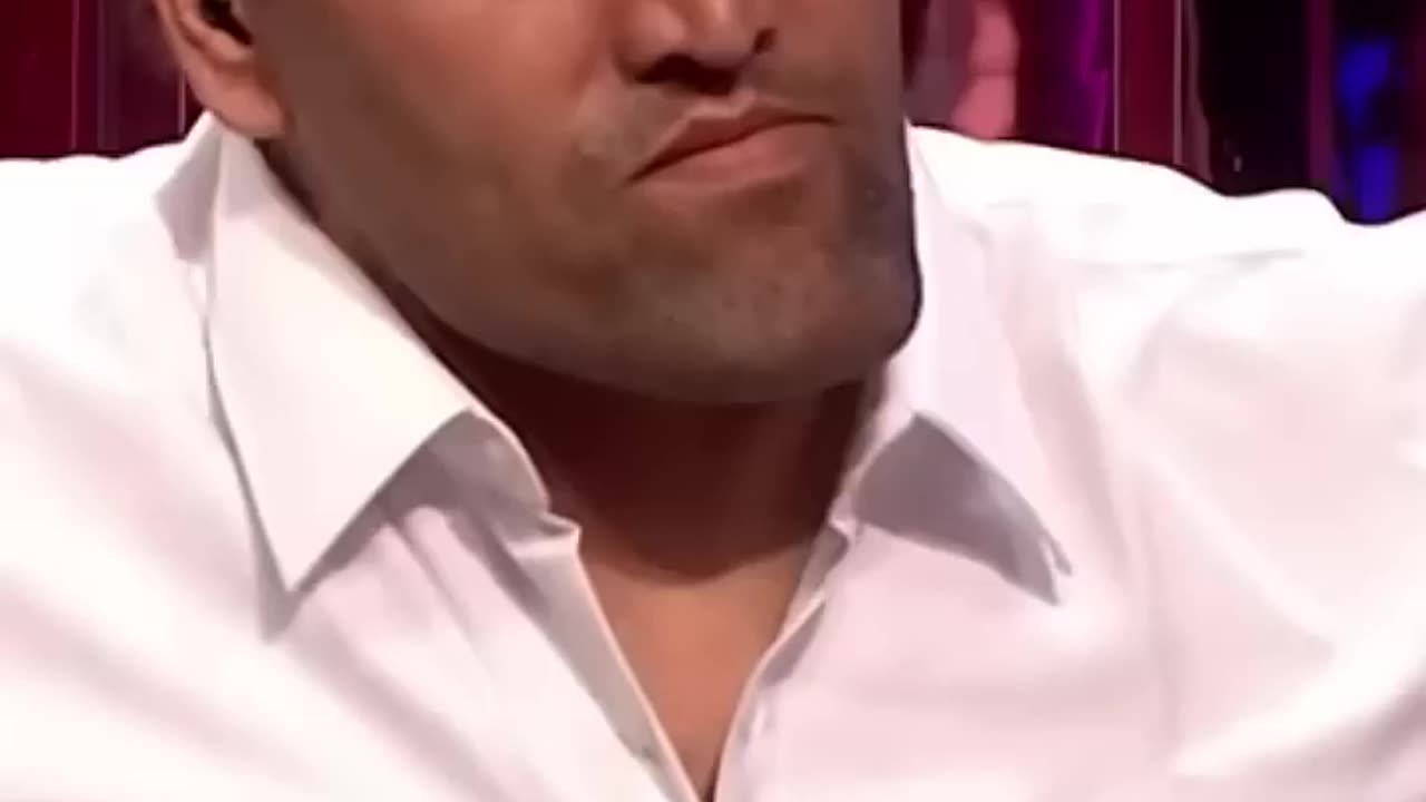 Khali got angry in the TV show.