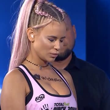 Courtney Olson Slap contest Knockout KO #slapbattles #ko #knockout #fight #ufc #danawhite