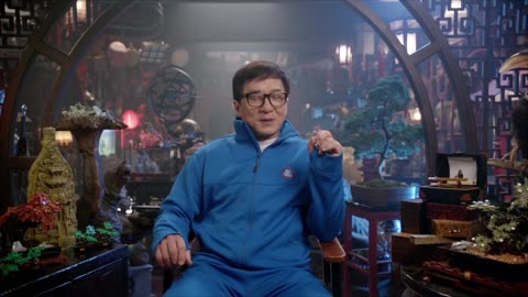 Lego Movie stunt performed by Jackie Chan