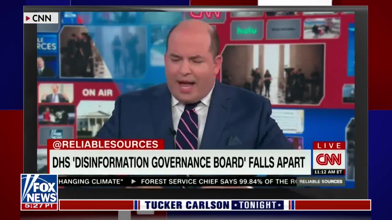 HILARIOUS: Tucker compares CNN's Brian Stelter to a character in George Orwell's '1984'