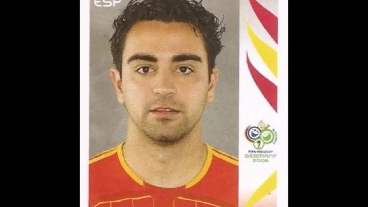 PANINI STICKERS SPAIN TEAM WORLD CUP 2006