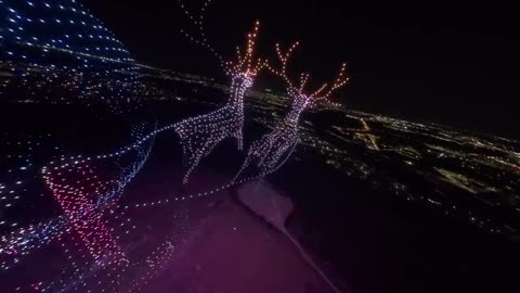 5,000 DRONE CHRISTMAS LIGHT SHOW(GUINNESS WORLD RECORD)