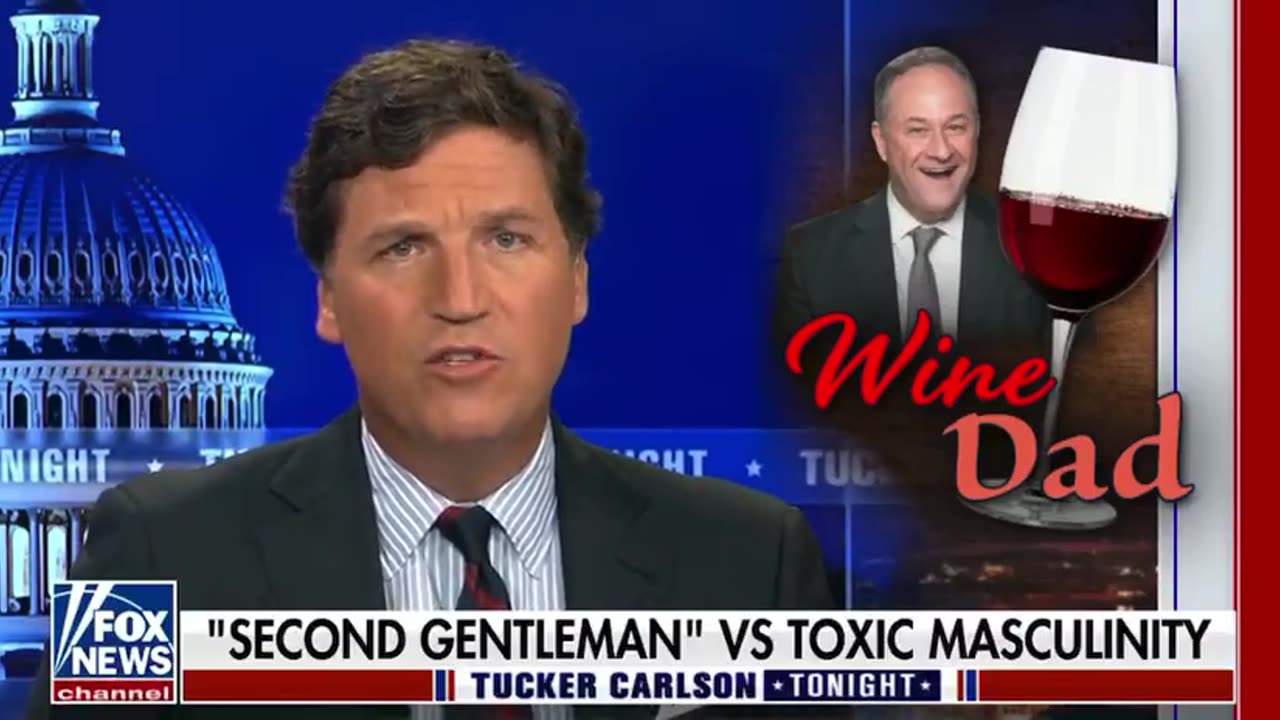 Tucker Roasts Kamala’s Husband Lack Of ‘Toxic Masculinity’