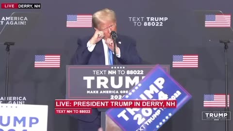 Trump Tells You What He Would Do to Biden - Hit Him In His "Fake Nose".