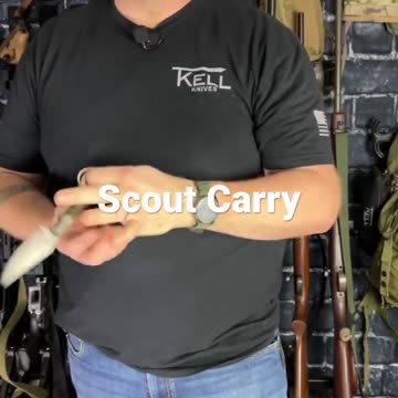 How to Scout Carry a Fixed Blade -#shorts #youtubeshorts #edc